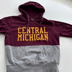 Central Michigan Maroon and Gray  Women’s Hoodie